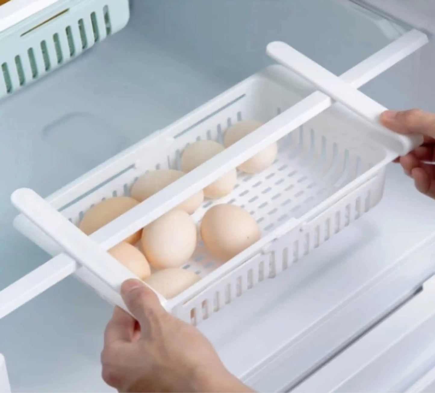 Cesta de almacenamiento saludable para refrigerador