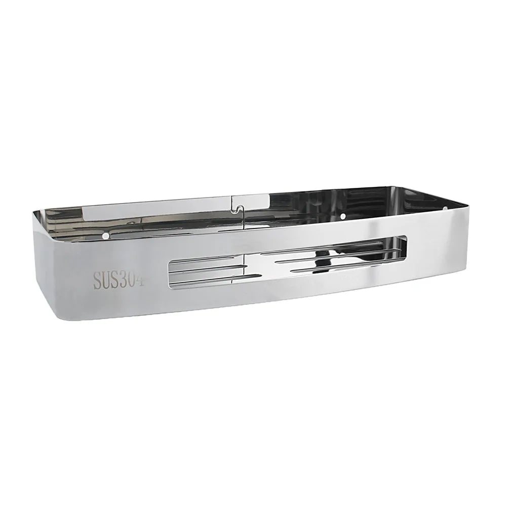 Estante de baño de acero inoxidable fácil de organizar
