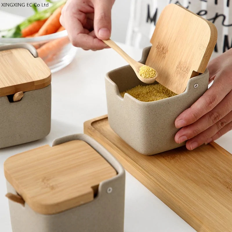 Caja de condimentos estilo japonés