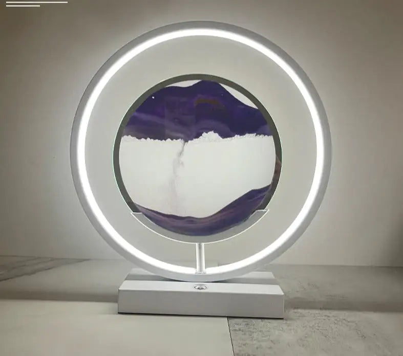 Paisaje de arena LED en forma de media luna