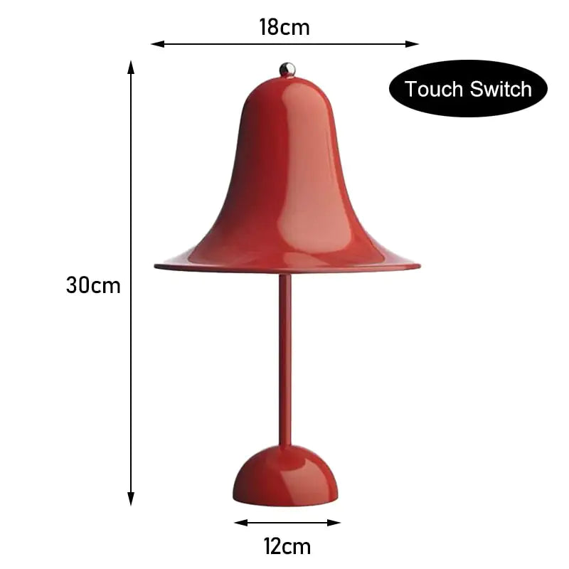 Lámpara de mesa recargable Classy Bell