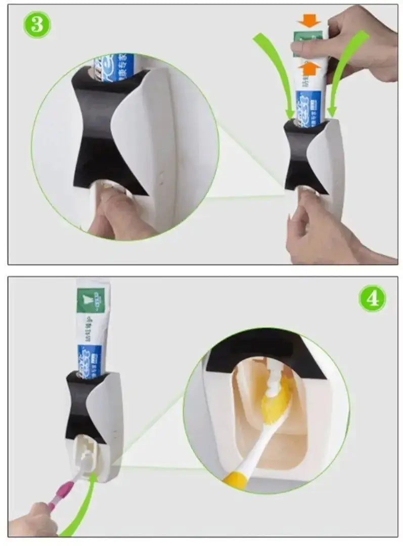 Dispensador automático de pasta de dientes