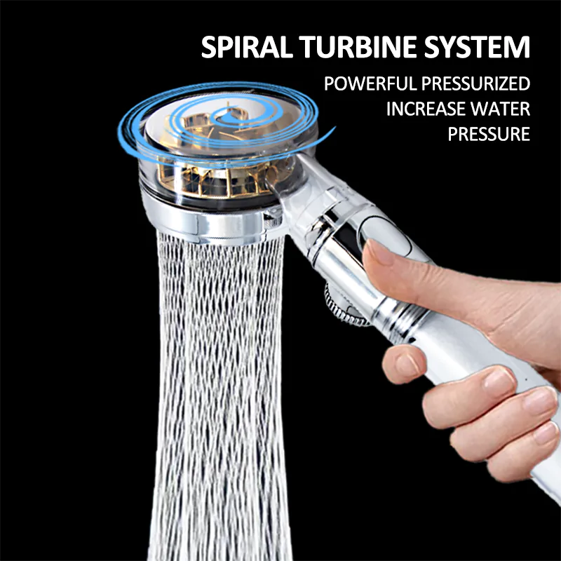 Cabezal de ducha turboalimentado