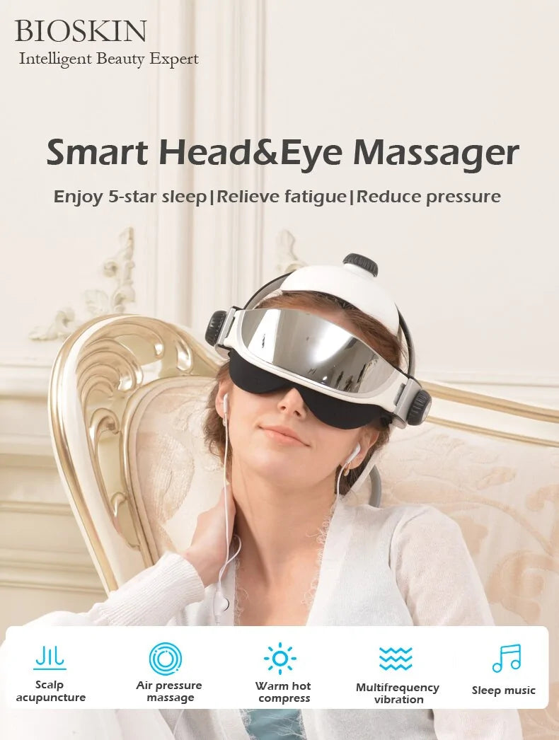 Masajeador de ojos de terapia dual