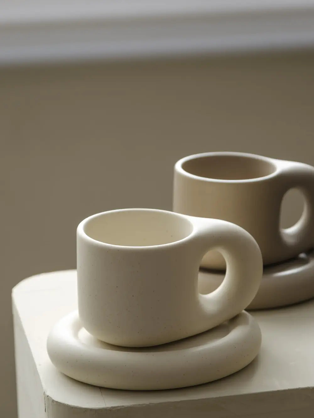 Taza de café linda gordita