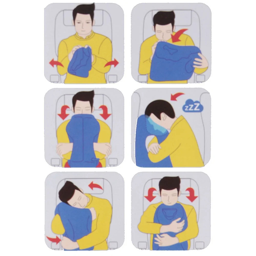 Almohada inflable de apoyo para la espalda