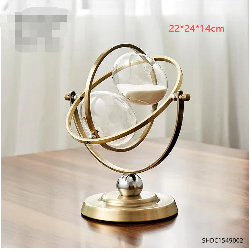 Reloj de arena con temporizador de globo