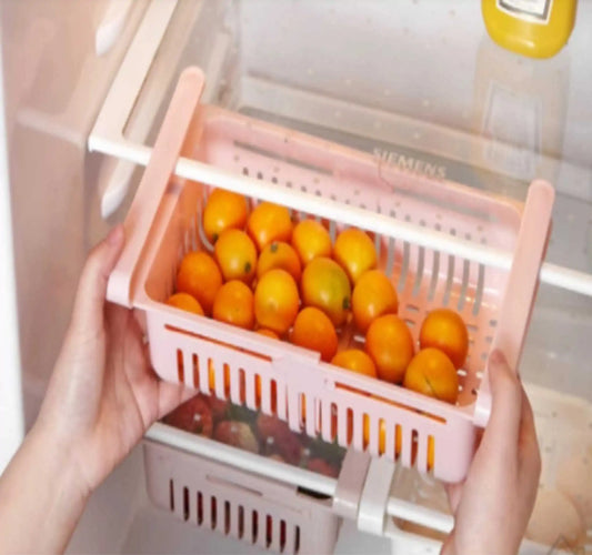 Cesta de almacenamiento saludable para refrigerador