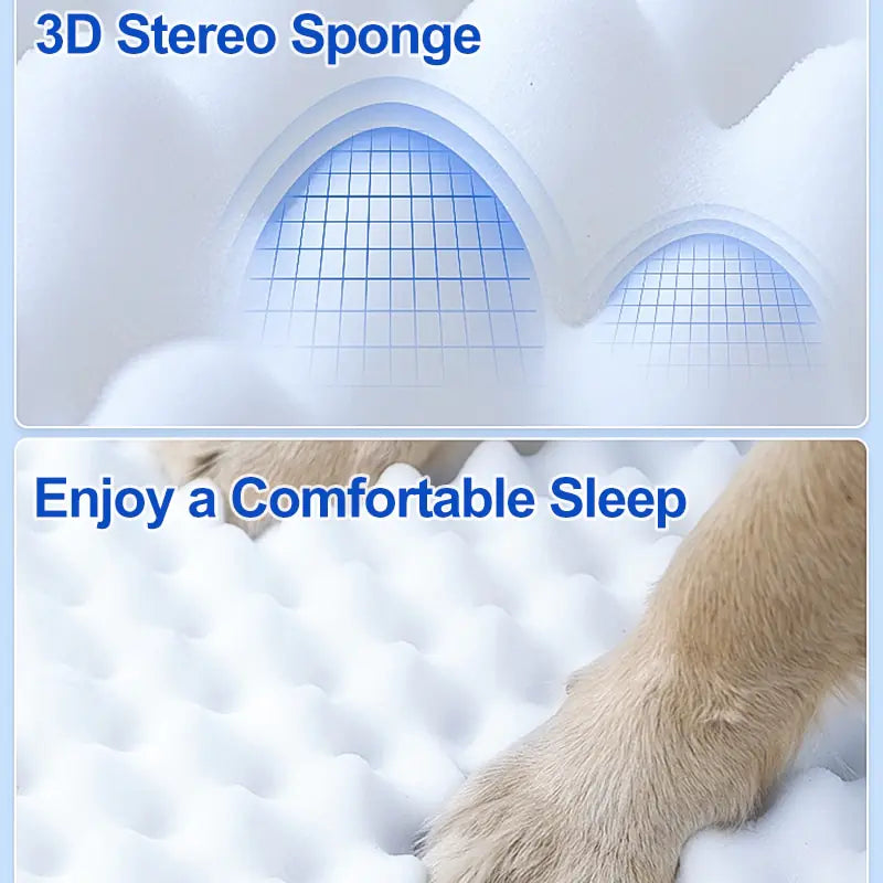 Cama para perros de verano HOOPET, estera gruesa