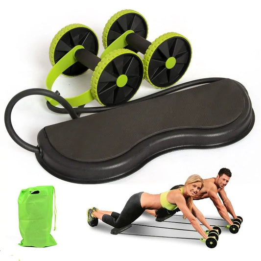 AB Wheels with Resistance Bands