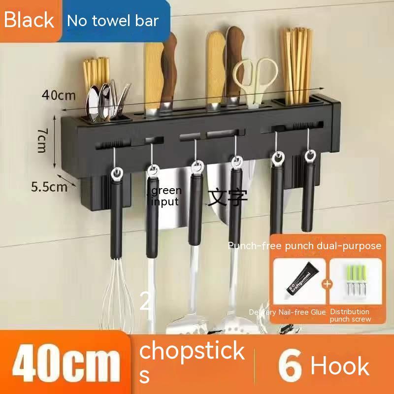 Stainless Steel Knife Holder with Storage