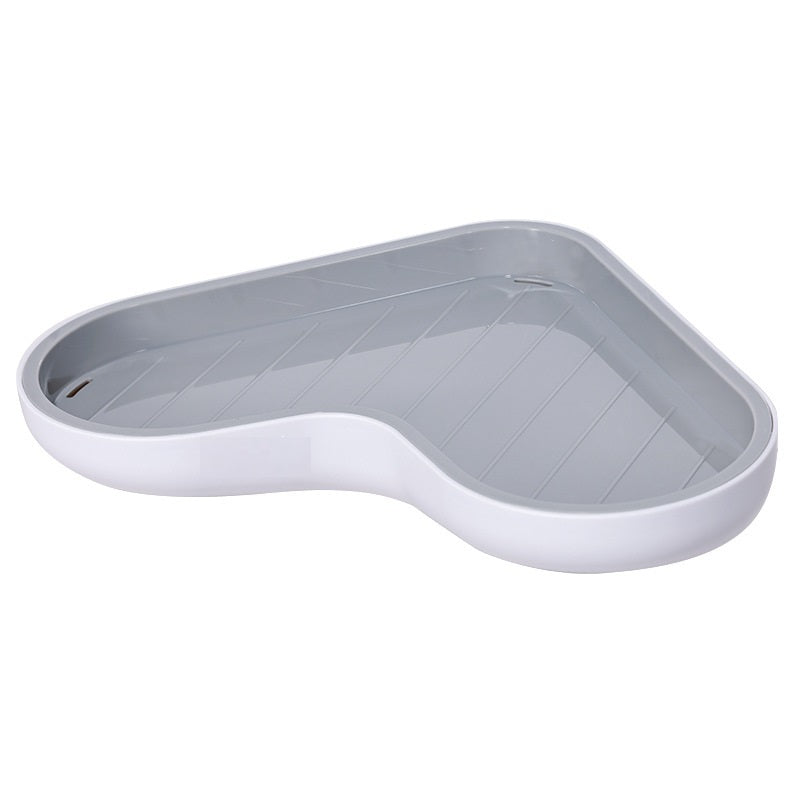 Estante de baño triangular, sin taladro