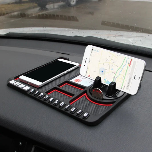 Alfombrilla antideslizante para sujetar el teléfono del coche