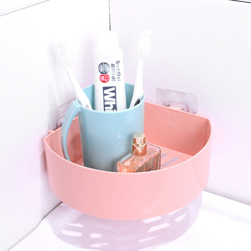 Estante de pared para baño, sin perforaciones