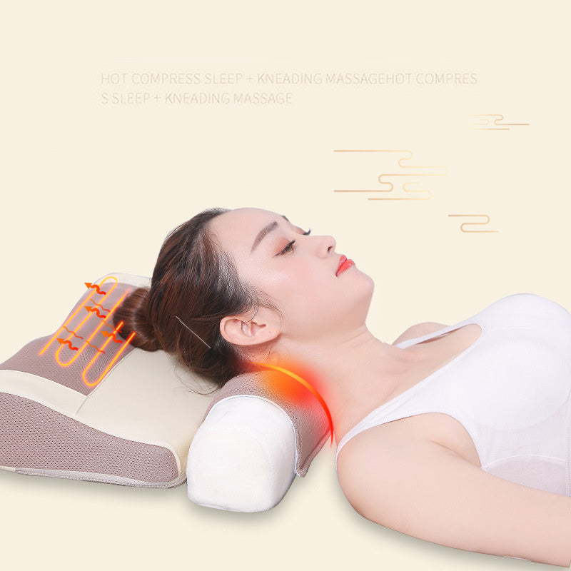 Almohada de masaje de columna cervical