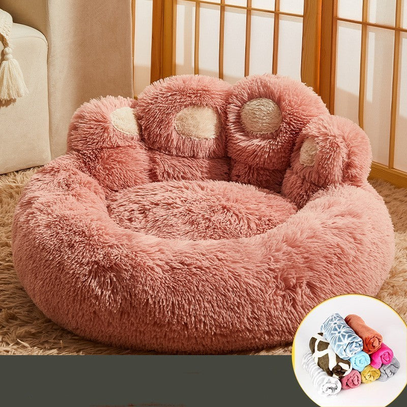 Caseta para perros con forro polar