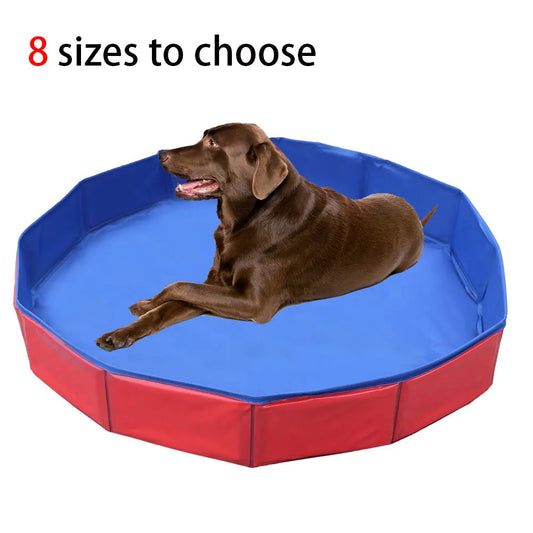 Piscina plegable para perros