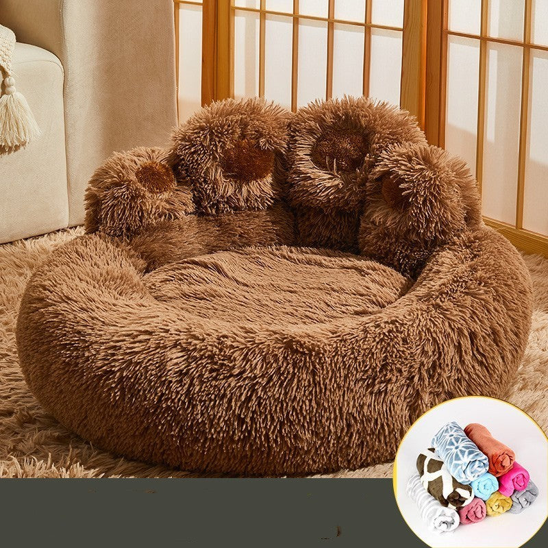 Caseta para perros con forro polar
