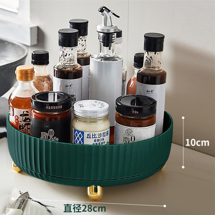Estante de cocina multifuncional giratorio de 360°