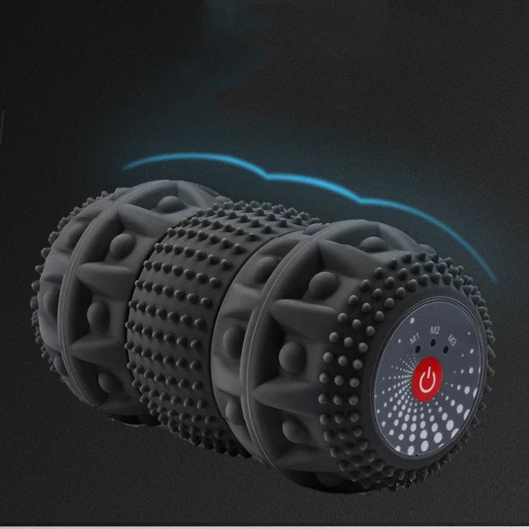 Rodillo de masaje vibratorio eléctrico portátil