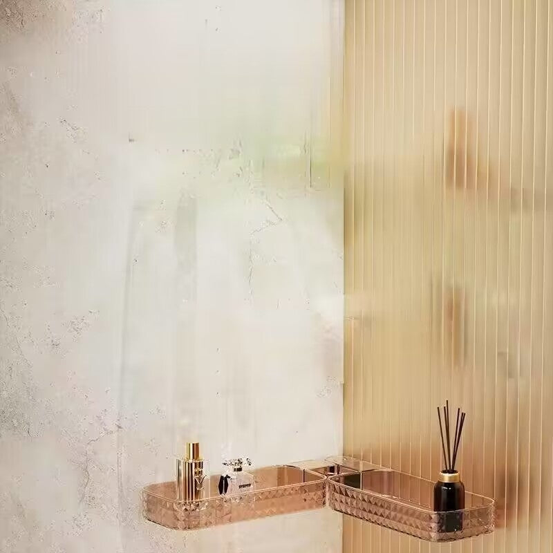Estante de almacenamiento de baño giratorio multifunción montado en la pared