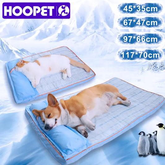 Cama para perros de verano HOOPET, estera gruesa