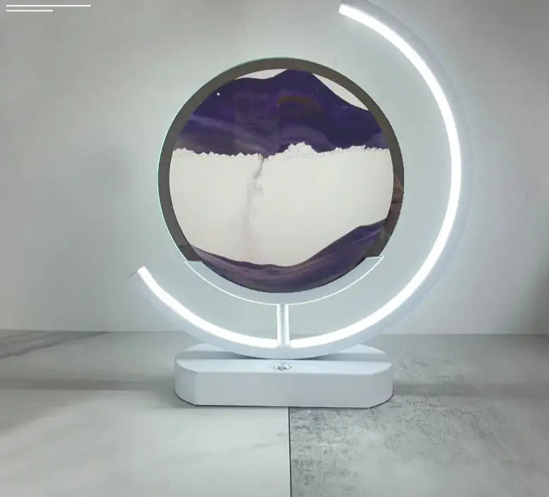 Paisaje de arena LED en forma de media luna