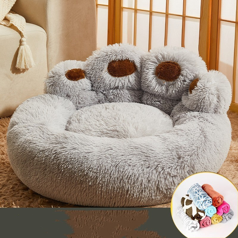 Caseta para perros con forro polar