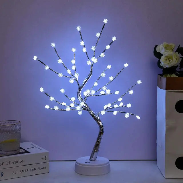 Lámpara táctil de luz nocturna de árbol
