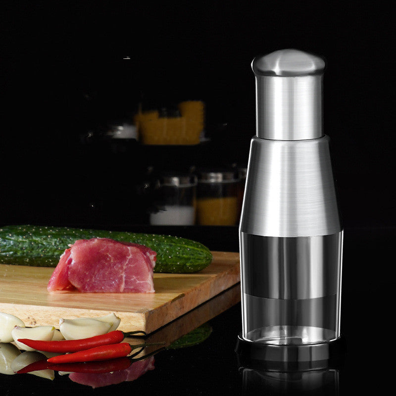 Combo de triturador y picadora de cocina con prensa de ajo