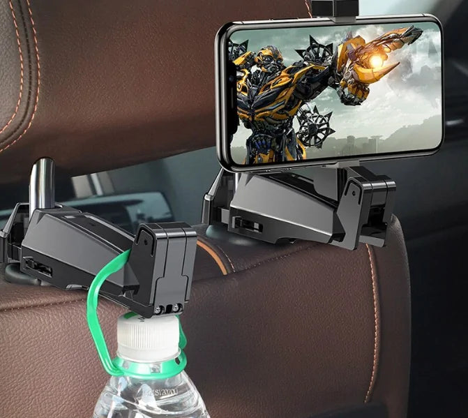 Gancho para reposacabezas del teléfono del coche