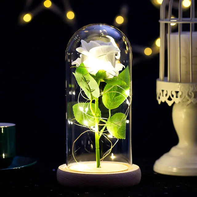 Decoración de flores artificiales en cúpula
