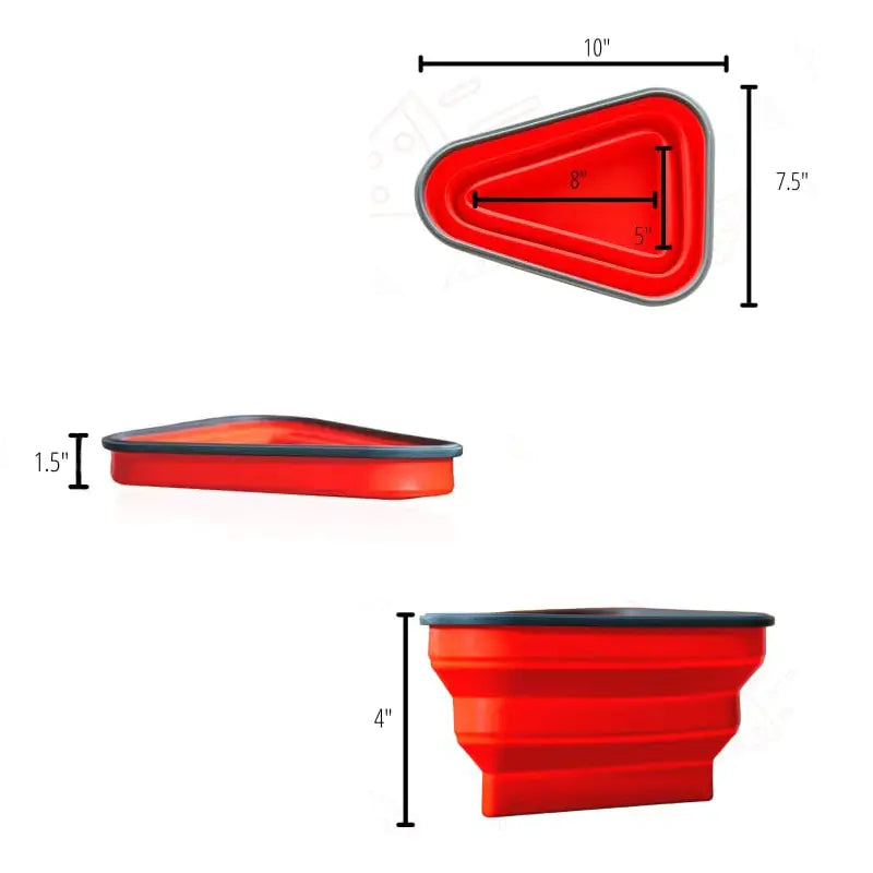 Contenedor plegable para pizza