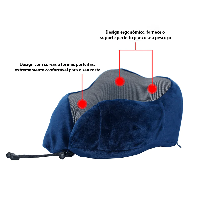 Almohada de viaje ortopédica