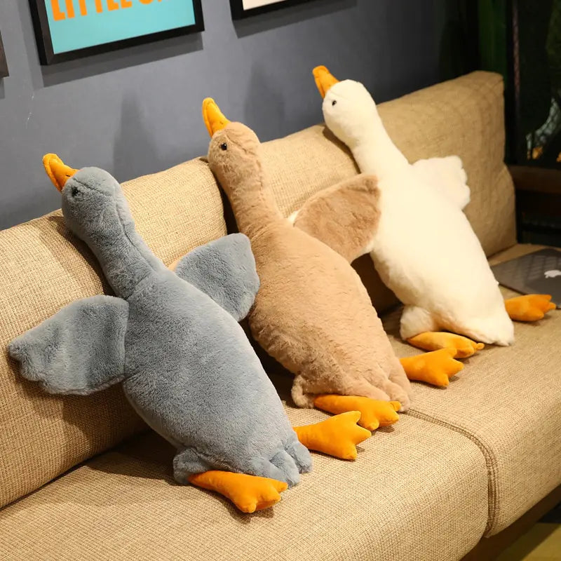 Peluches de pato gigante de 50 cm.