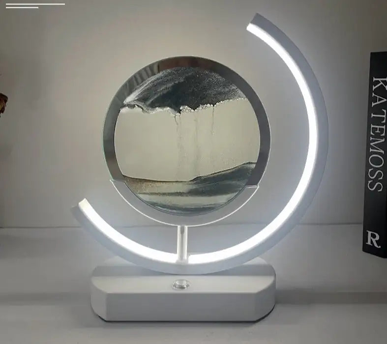 Paisaje de arena LED en forma de media luna