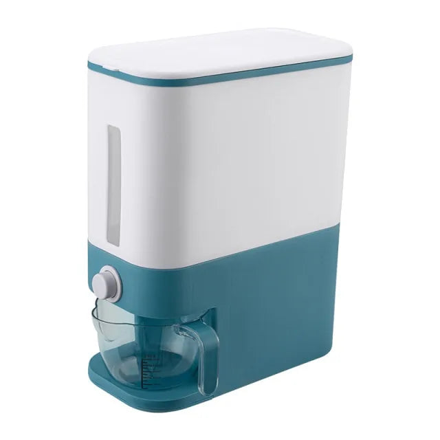 Contenedor automático de almacenamiento de granos