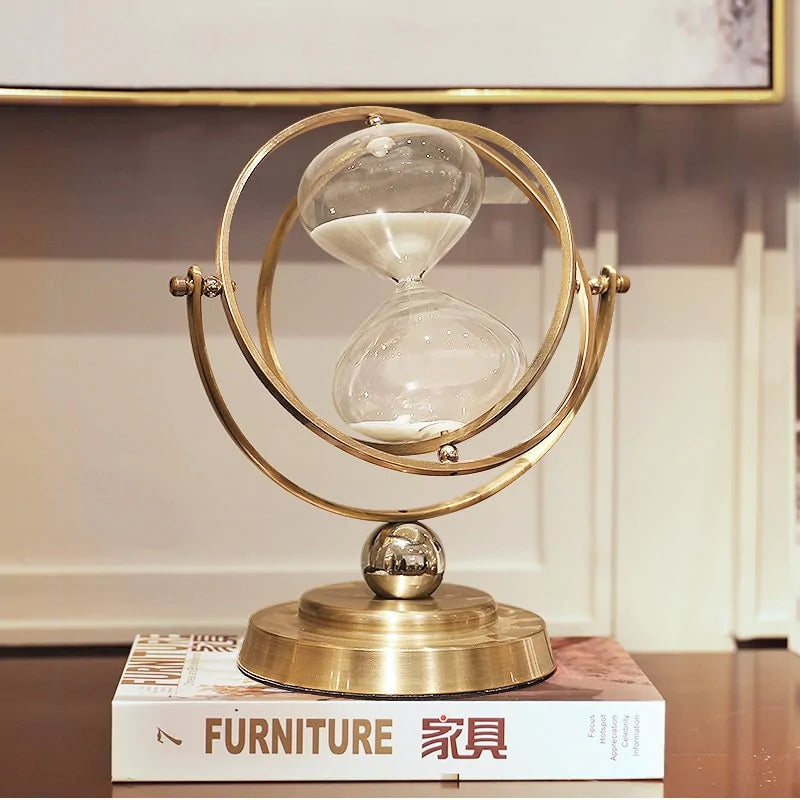Reloj de arena con temporizador de globo
