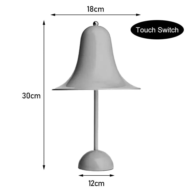 Lámpara de mesa recargable Classy Bell