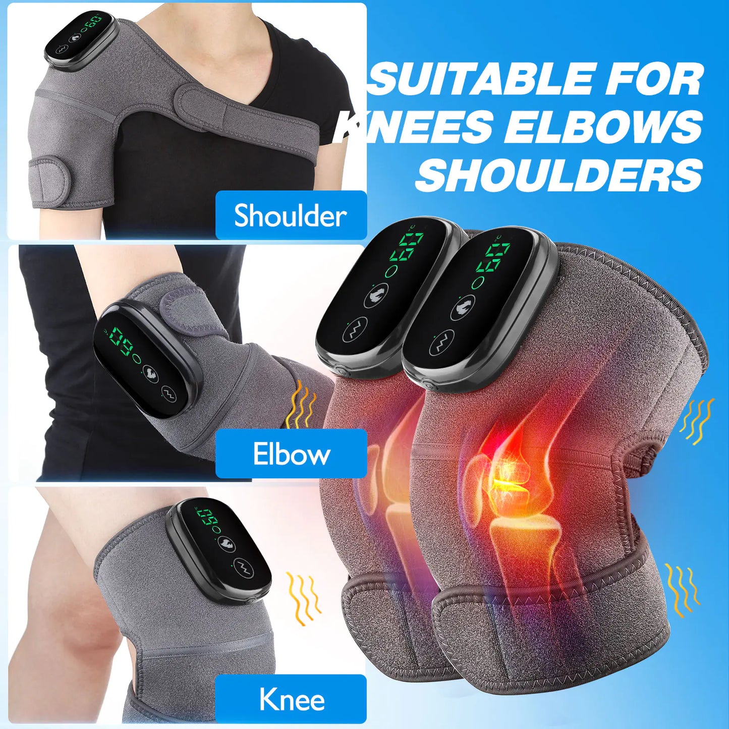 Thermisches Kniemassagegerät