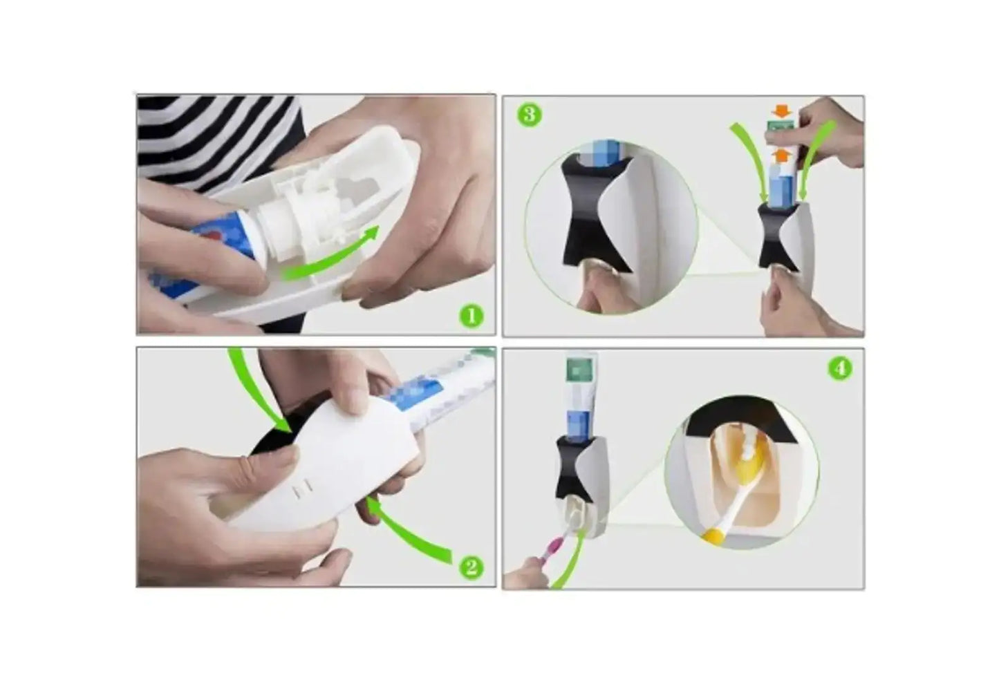 Dispensador automático de pasta de dientes