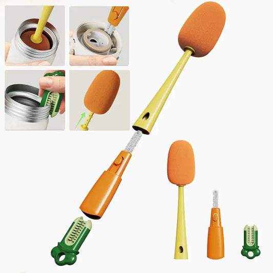 Cepillo de limpieza con esponja extraíble