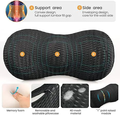 Almohada de soporte lumbar