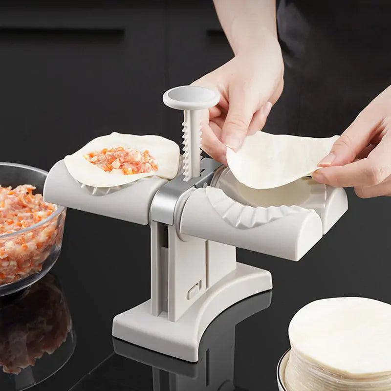 Molde automático para albóndigas de doble cabezal