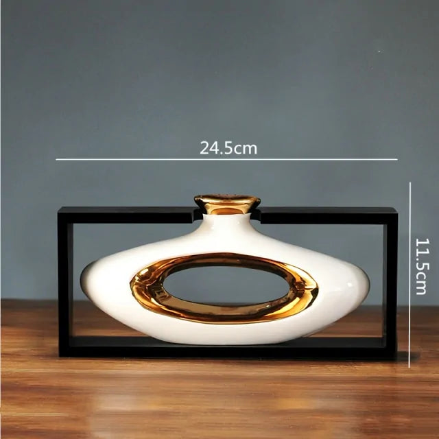 Jarrón de ceramica