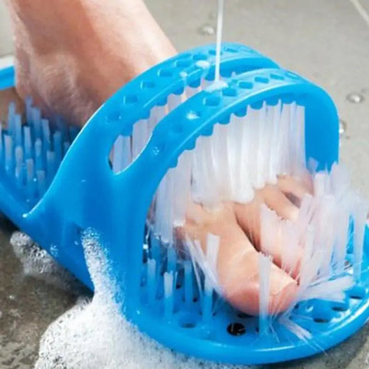 Zapatillas de masaje de pies de ducha de baño de plástico
