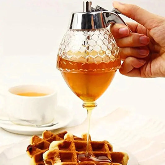 Dispensador de goteo de abeja con taza de almíbar