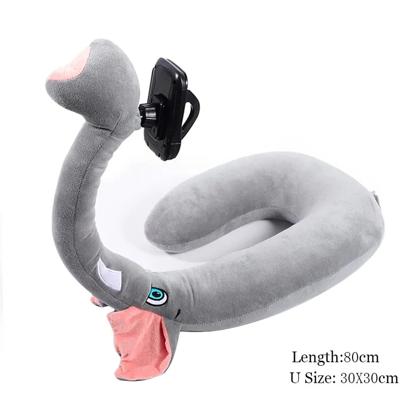 Almohada para el cuello con teléfono manos libres 2 en 1