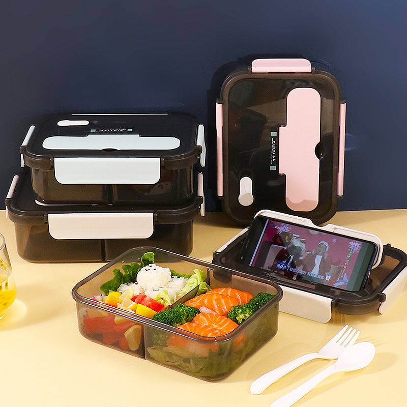 Microwaveable Plastic Bento Lunch Box Container