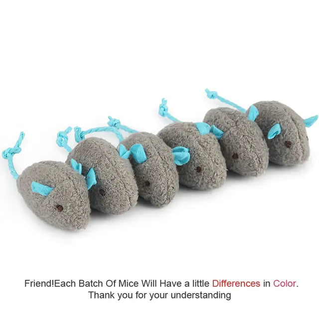 Pet Toy Mice Plush Mouse Cat Toy For Kitten